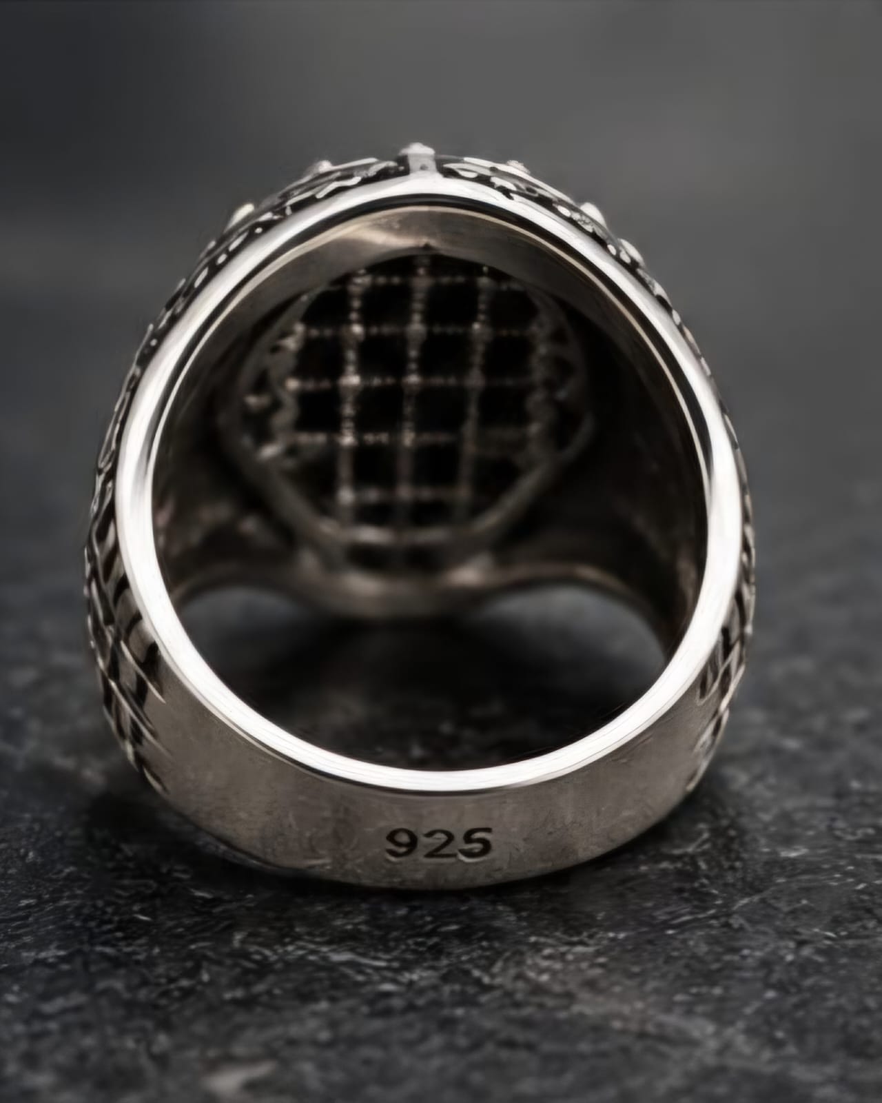 Shrine Legacy Ring – Imam Hussain (R.A.) Inspired Silver Ring